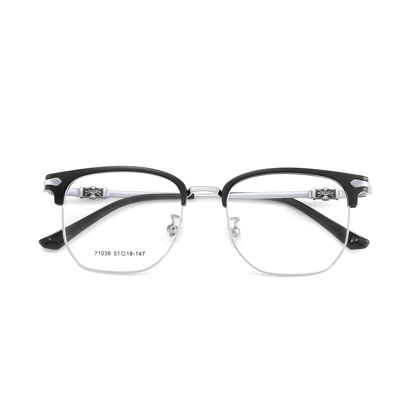 71038 Gafas casuales de aleación antifatiga ocular