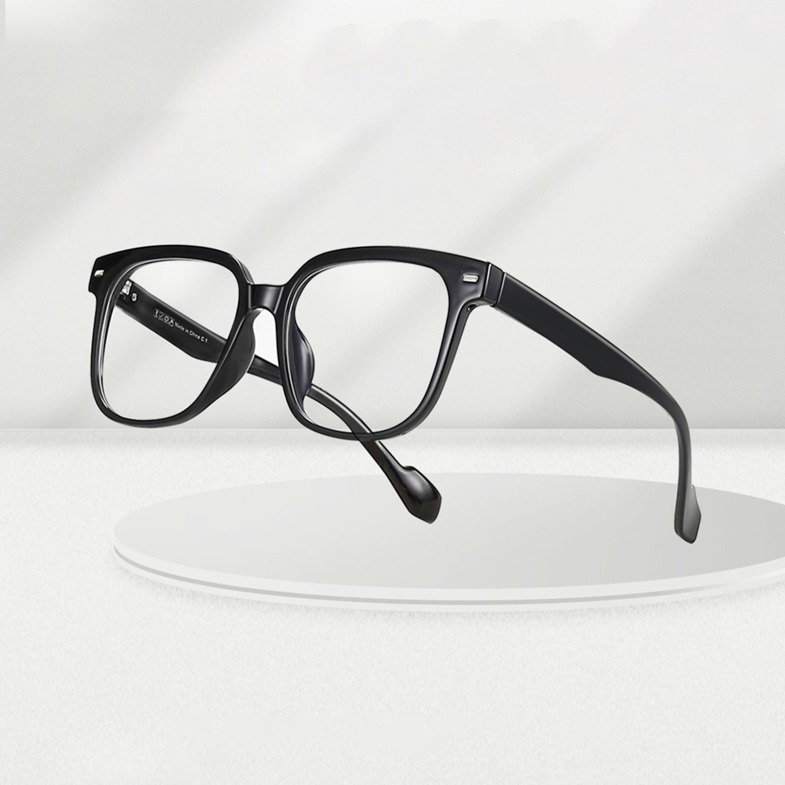 030 Gafas TR90 cómodas hipoalergénicas con montura negra