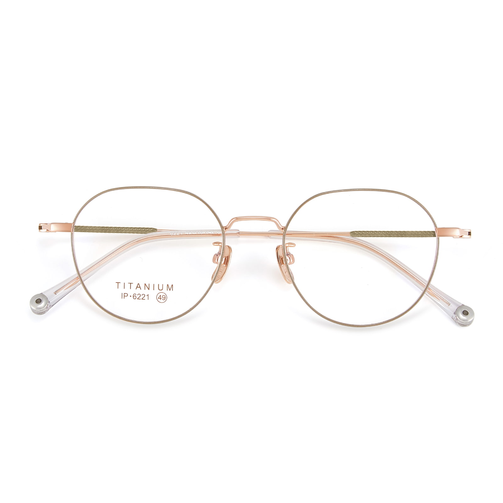 6221 Gafas de titanio puro no oxidadas, suaves y compactas