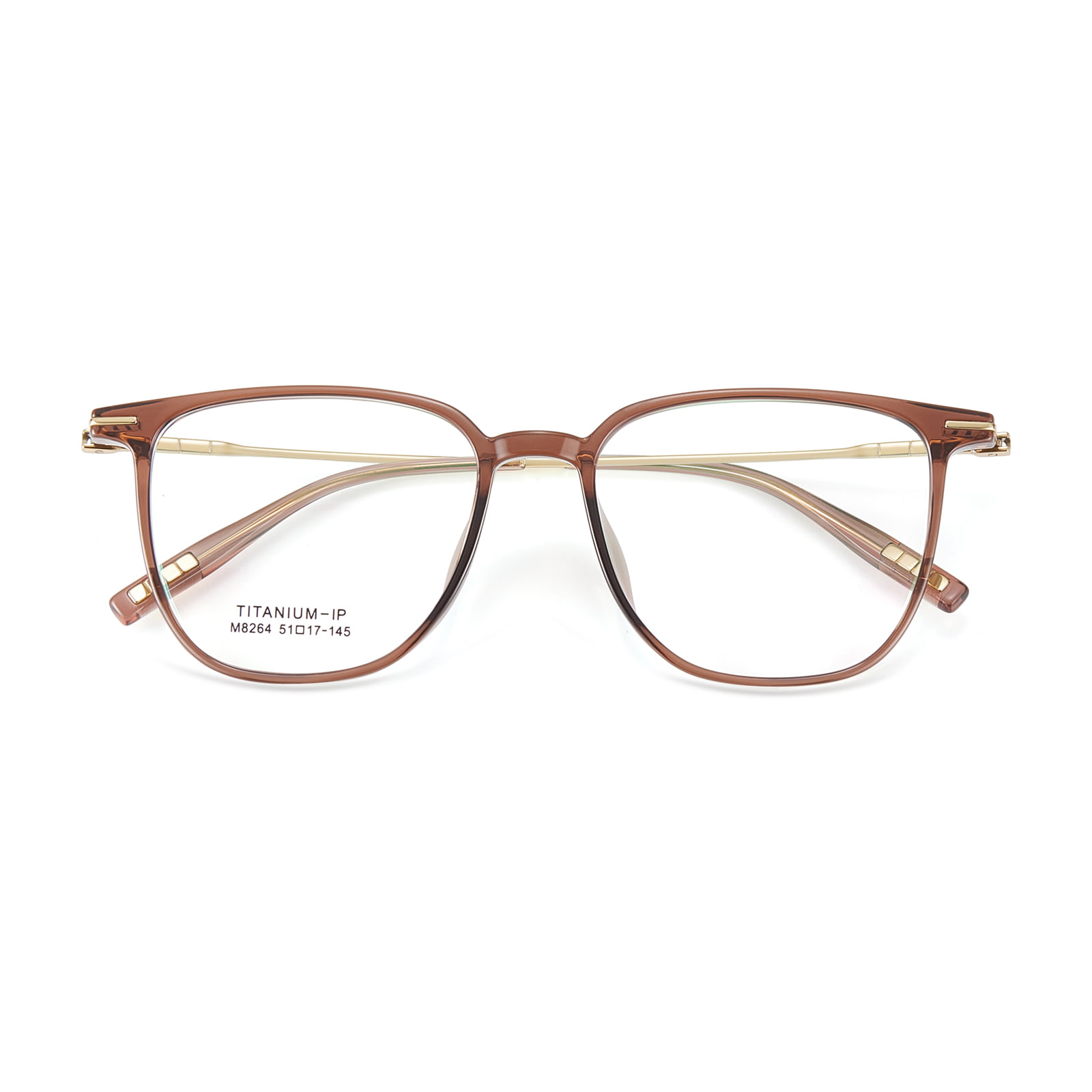 M8264 Gafas de bambú β titanio ligeras y duraderas