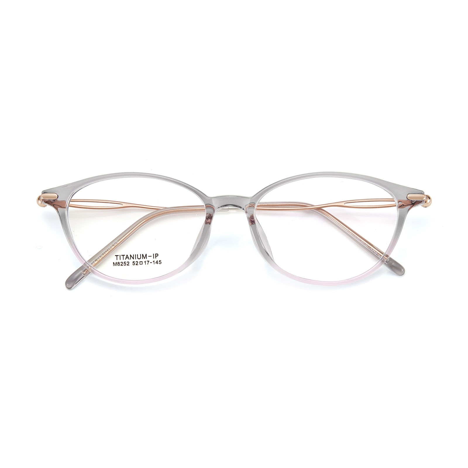M8252 Patas de titanio ultrarresistentes Gafas huecas de titanio β