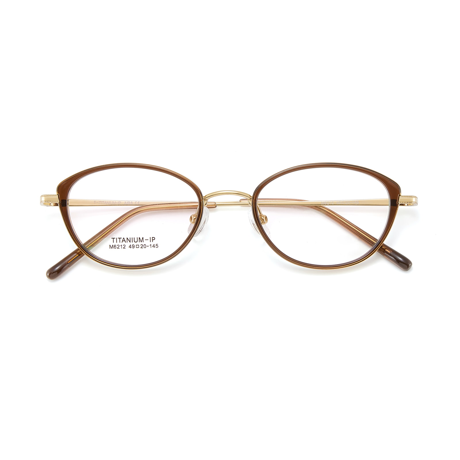 M6212 Gafas de titanio β de curva suave y montura ancha