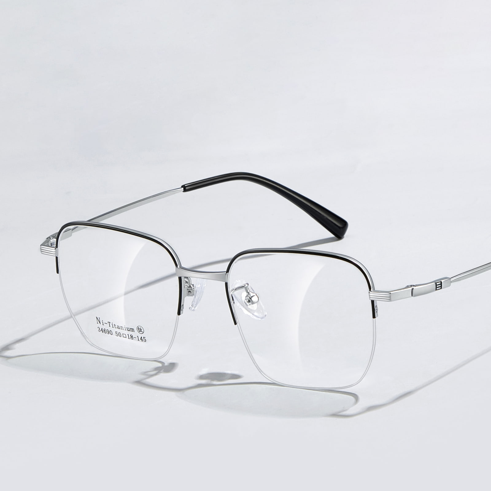 34690 Gafas retro de cara completa doradas