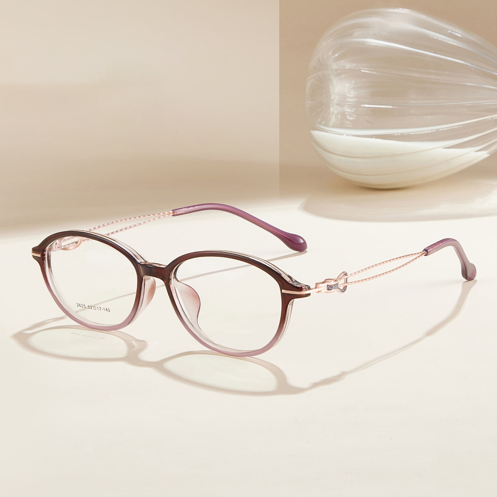 2625 Gafas TR90 con incrustaciones de purpurina resistentes al sudor