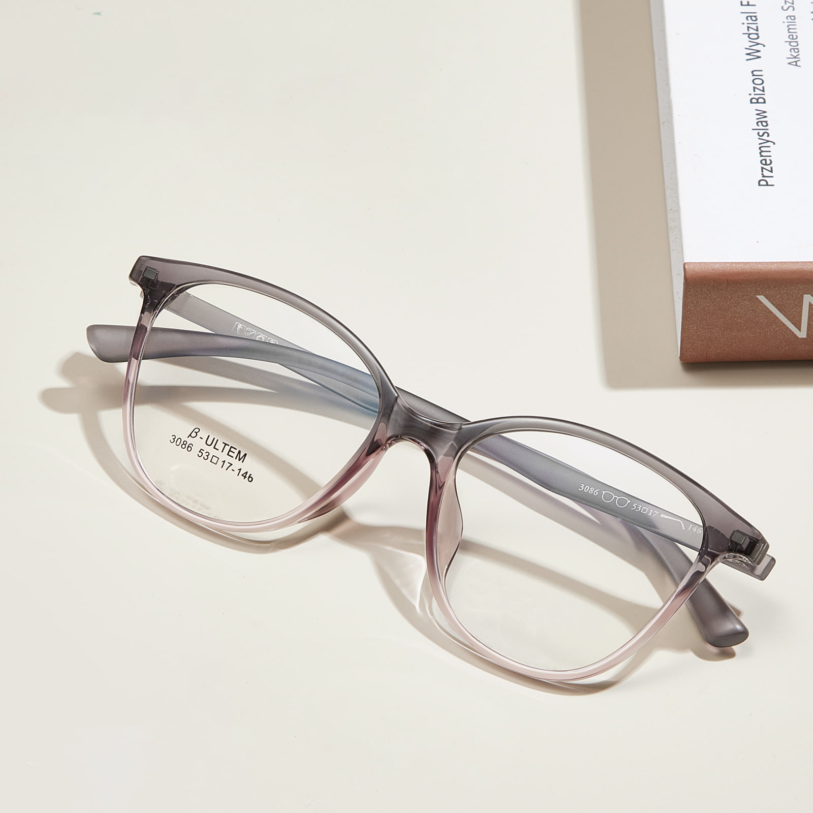 3086 Gafas TR90 retro antideslizantes para todas las formas de rostro