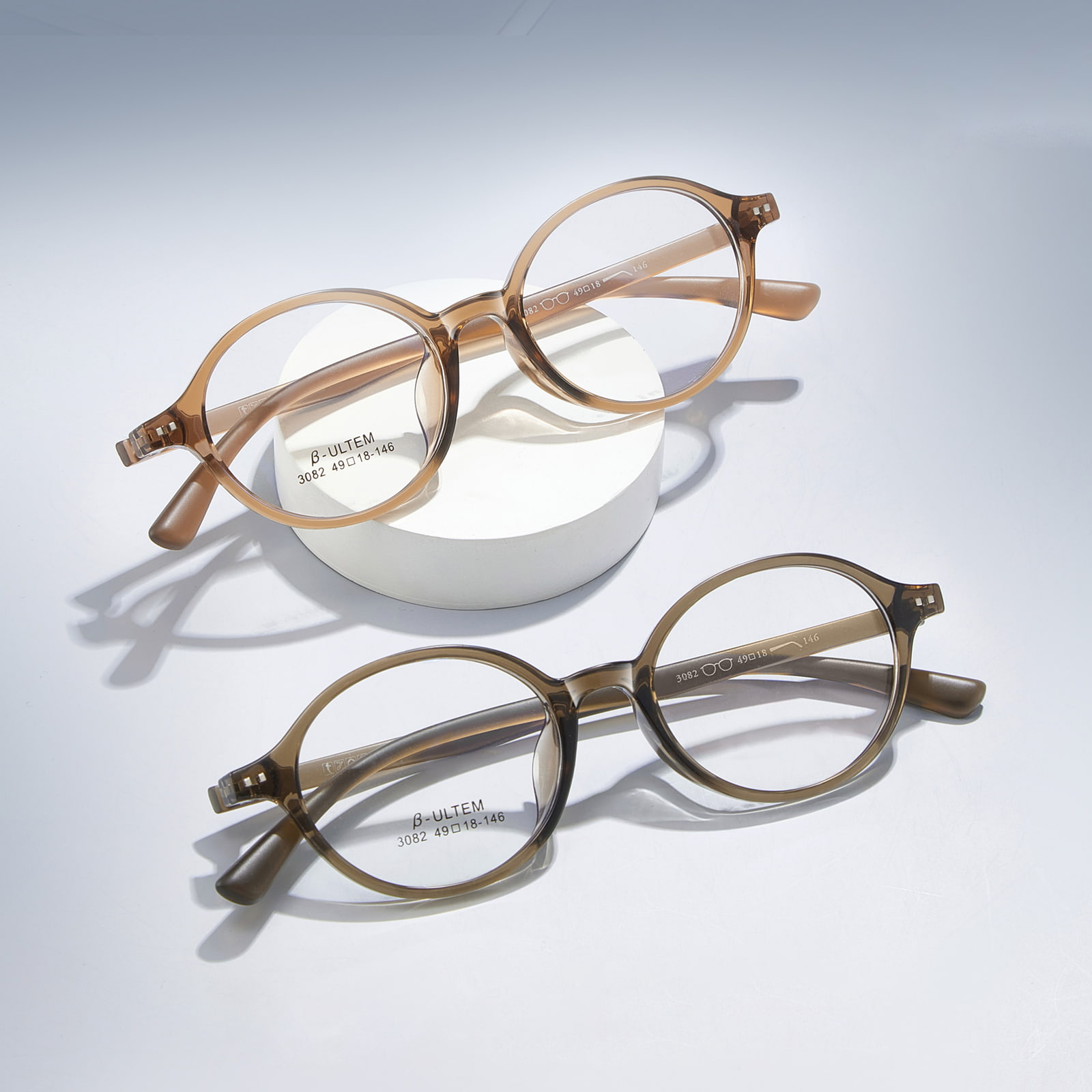 3082 Gafas TR90 sin estrés con montura ovalada