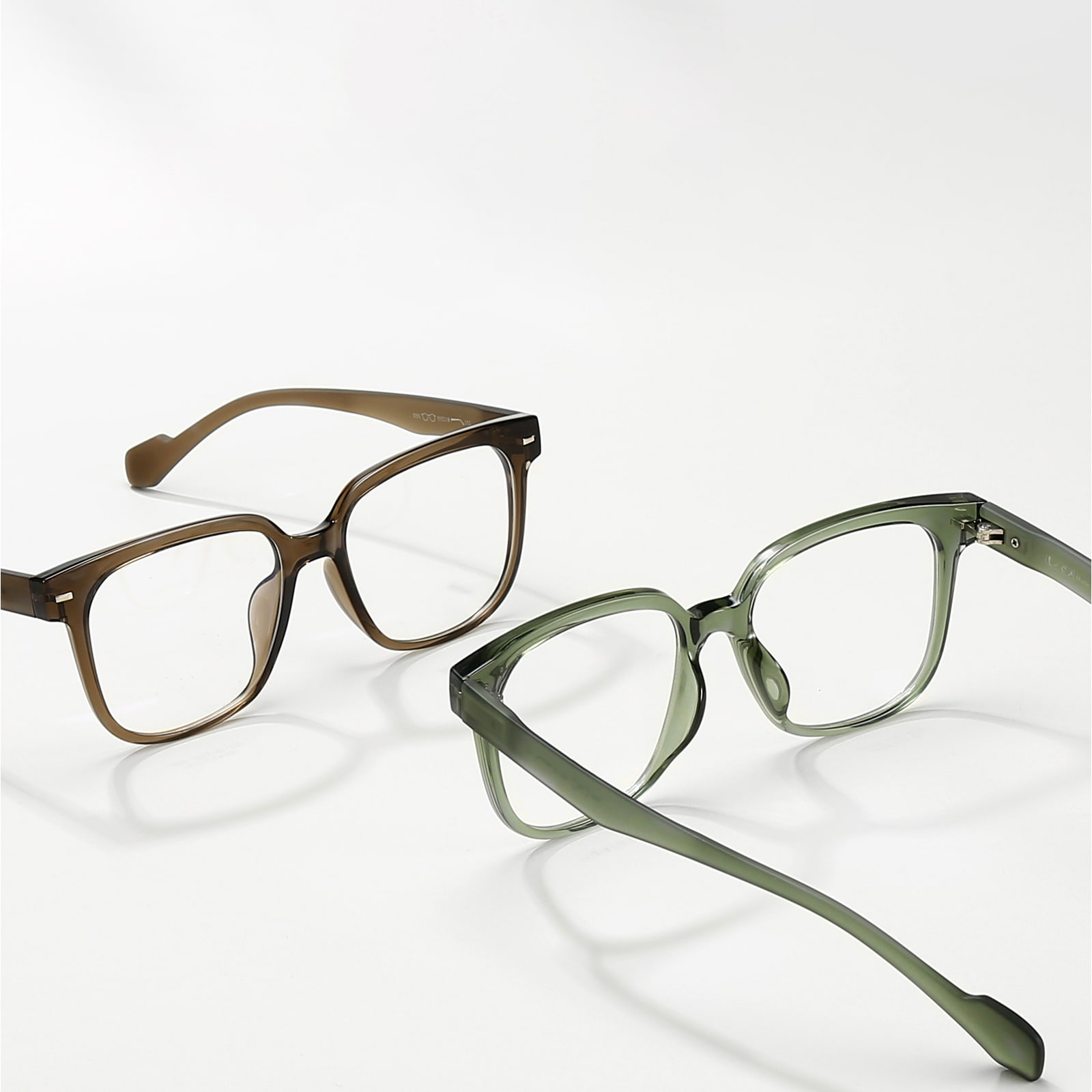 030 Gafas TR90 cómodas hipoalergénicas con montura negra