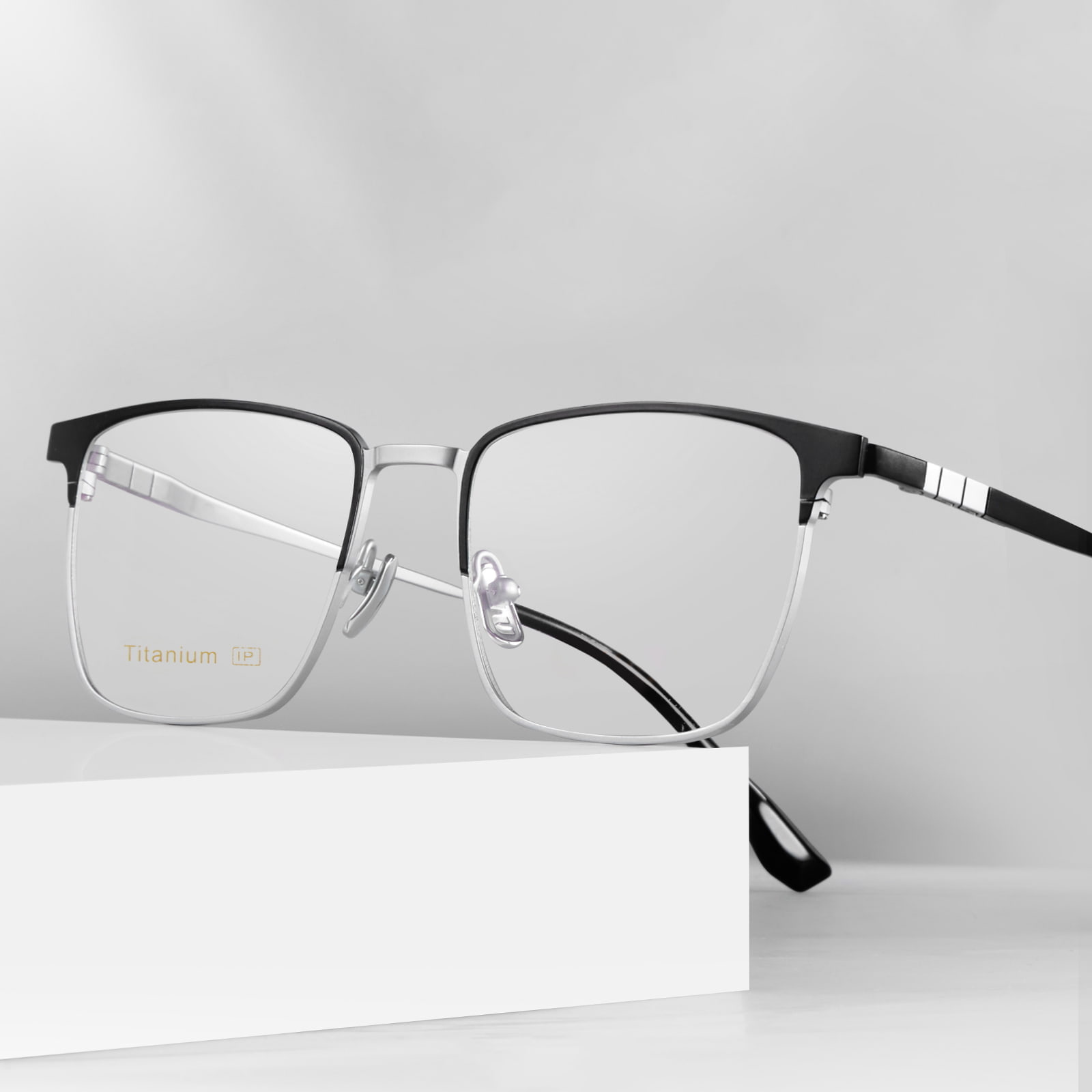 TA2212 Gafas de titanio puro antideslizantes para negocios