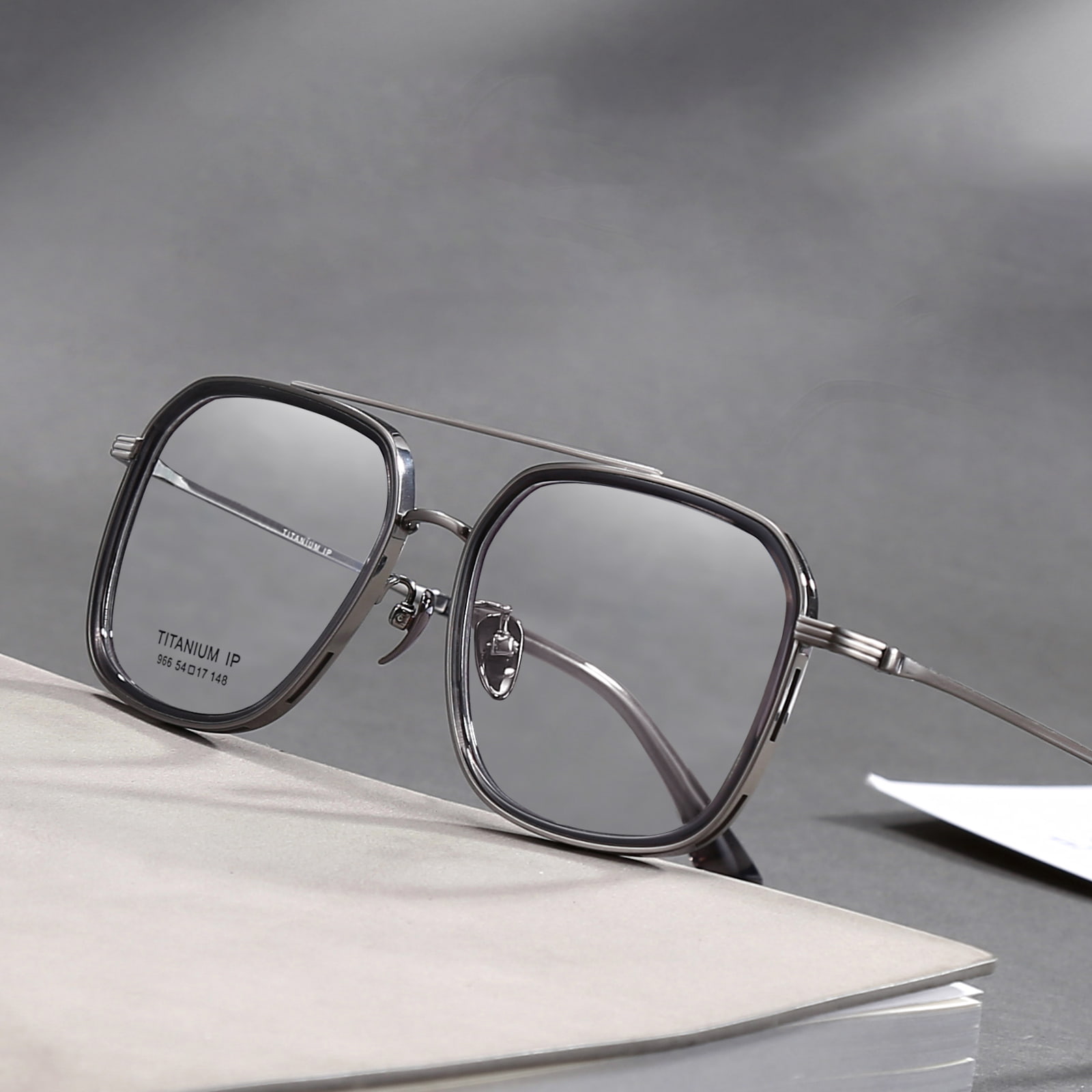 966 pilotos pueden usar gafas de sol Gafas de titanio puro