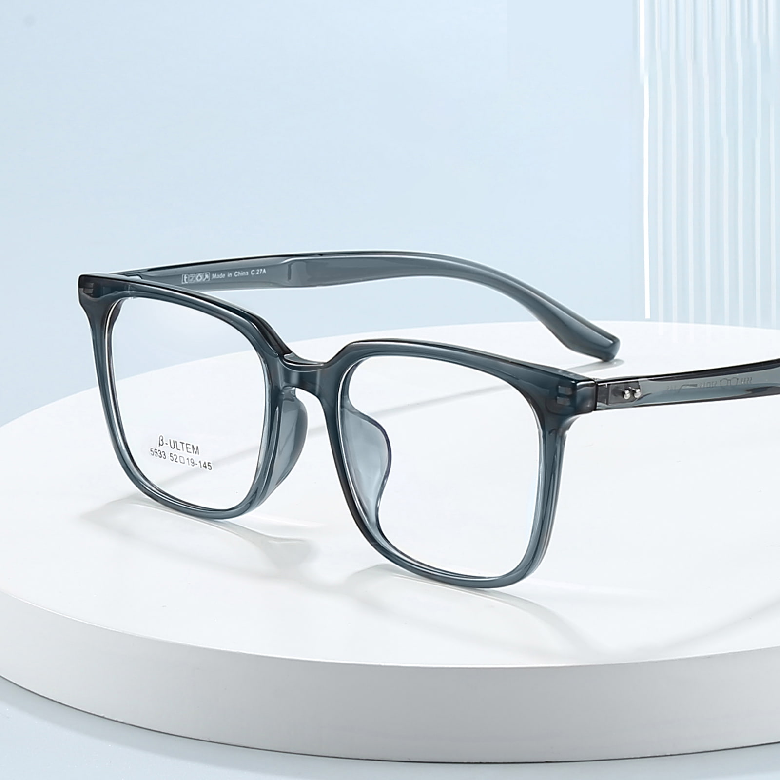 5533 Gafas TR90 anticolisión con montura cuadrada deportiva