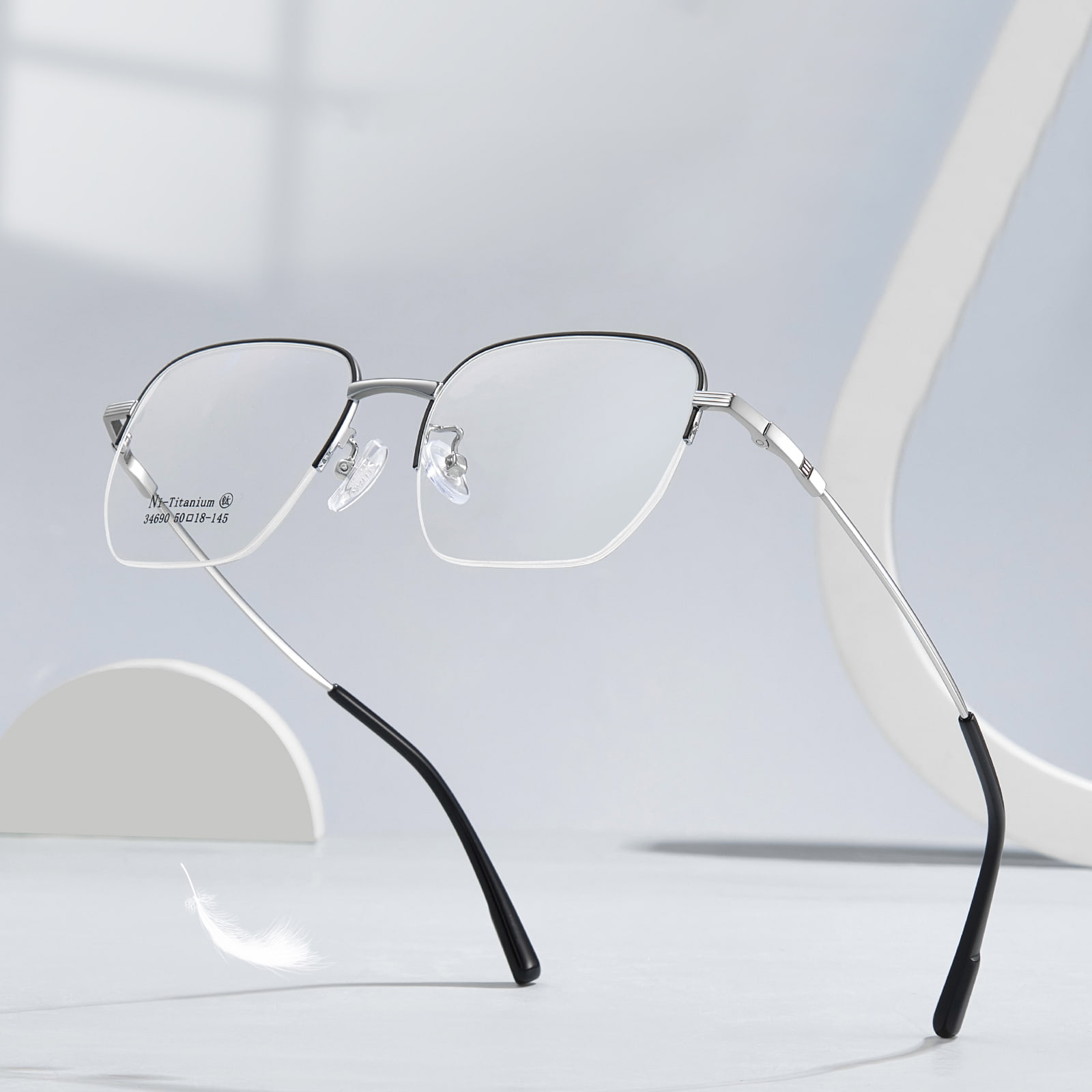 34690 Gafas retro de cara completa doradas