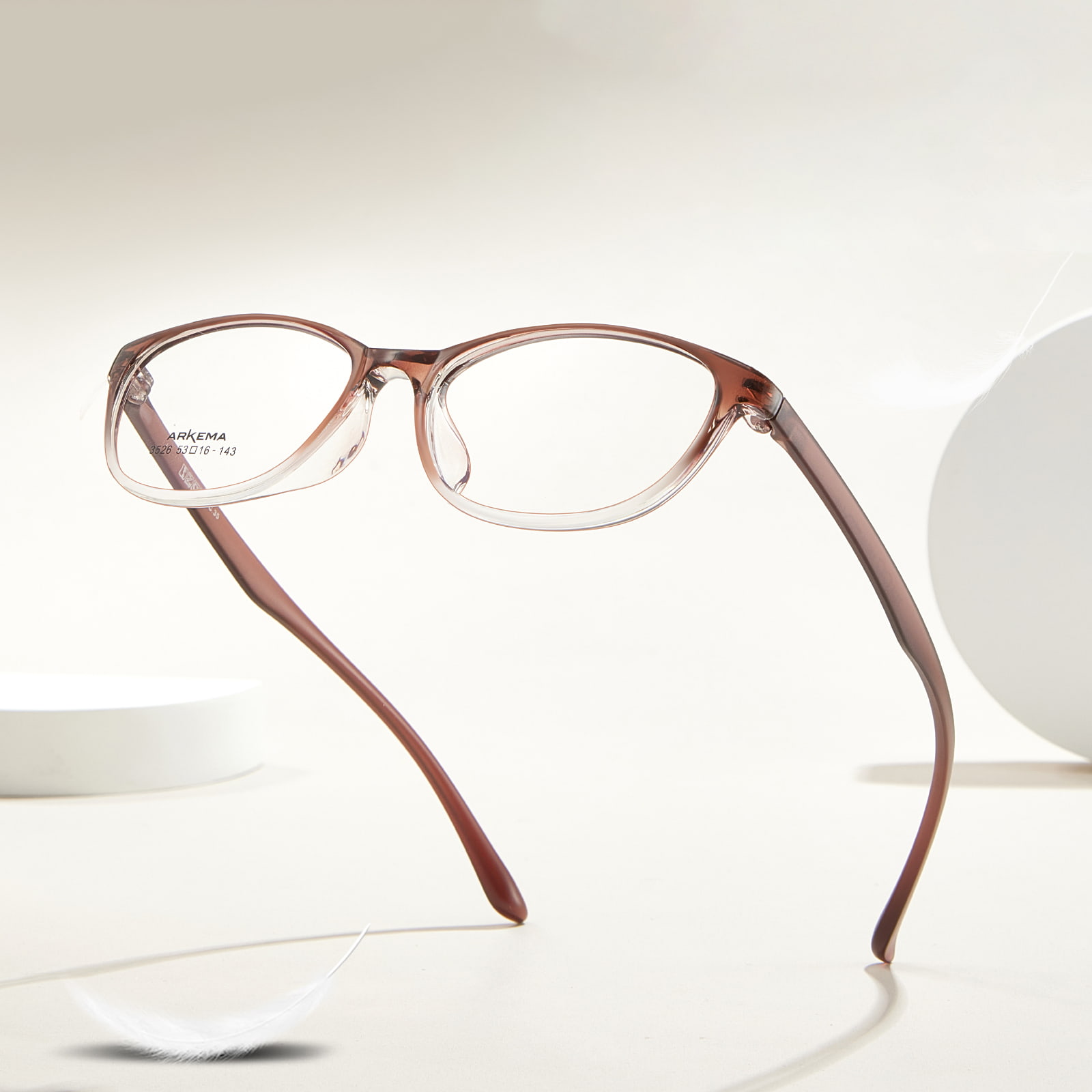 3526 Montura tipo ojo de gato para gafas TR90