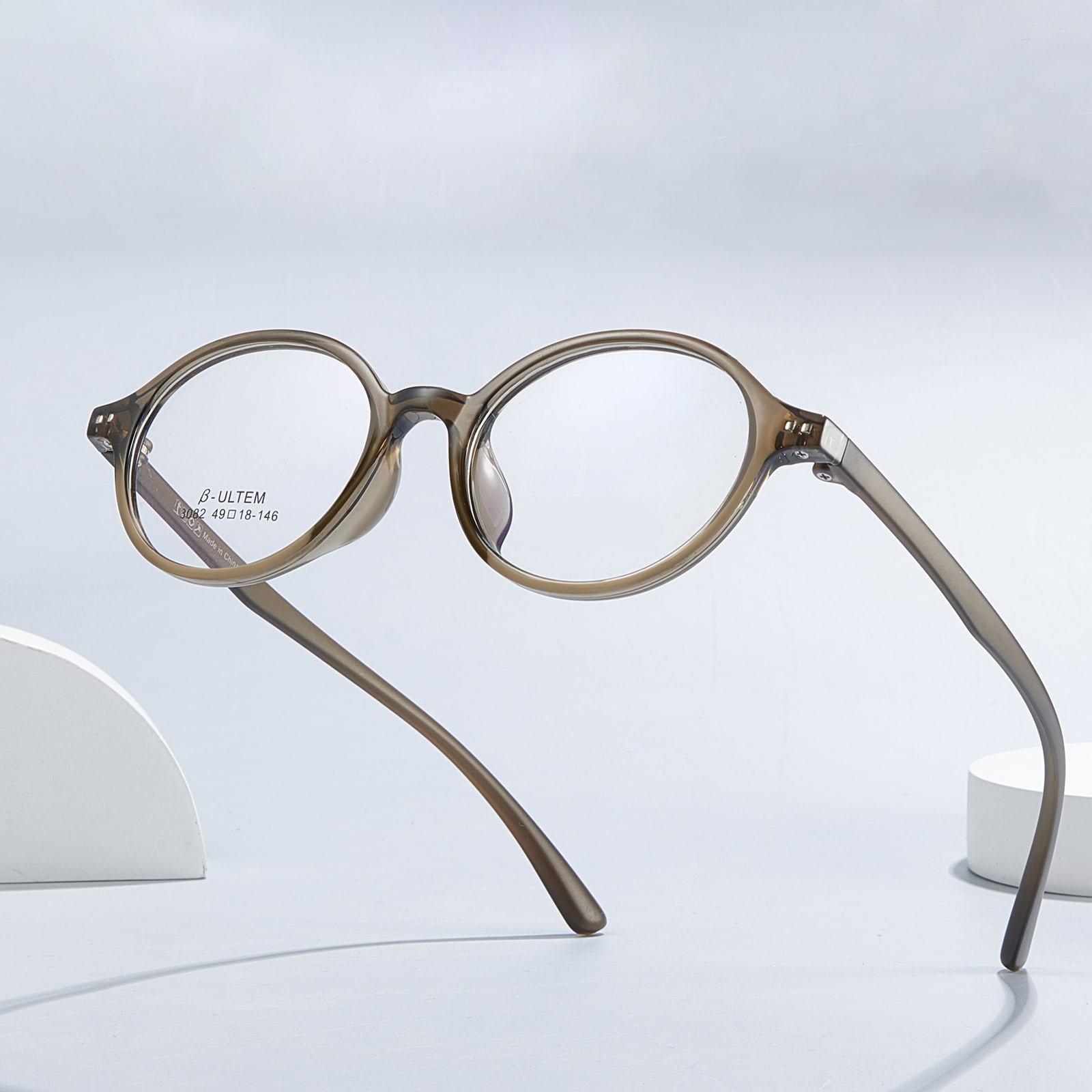 3082 Gafas TR90 sin estrés con montura ovalada