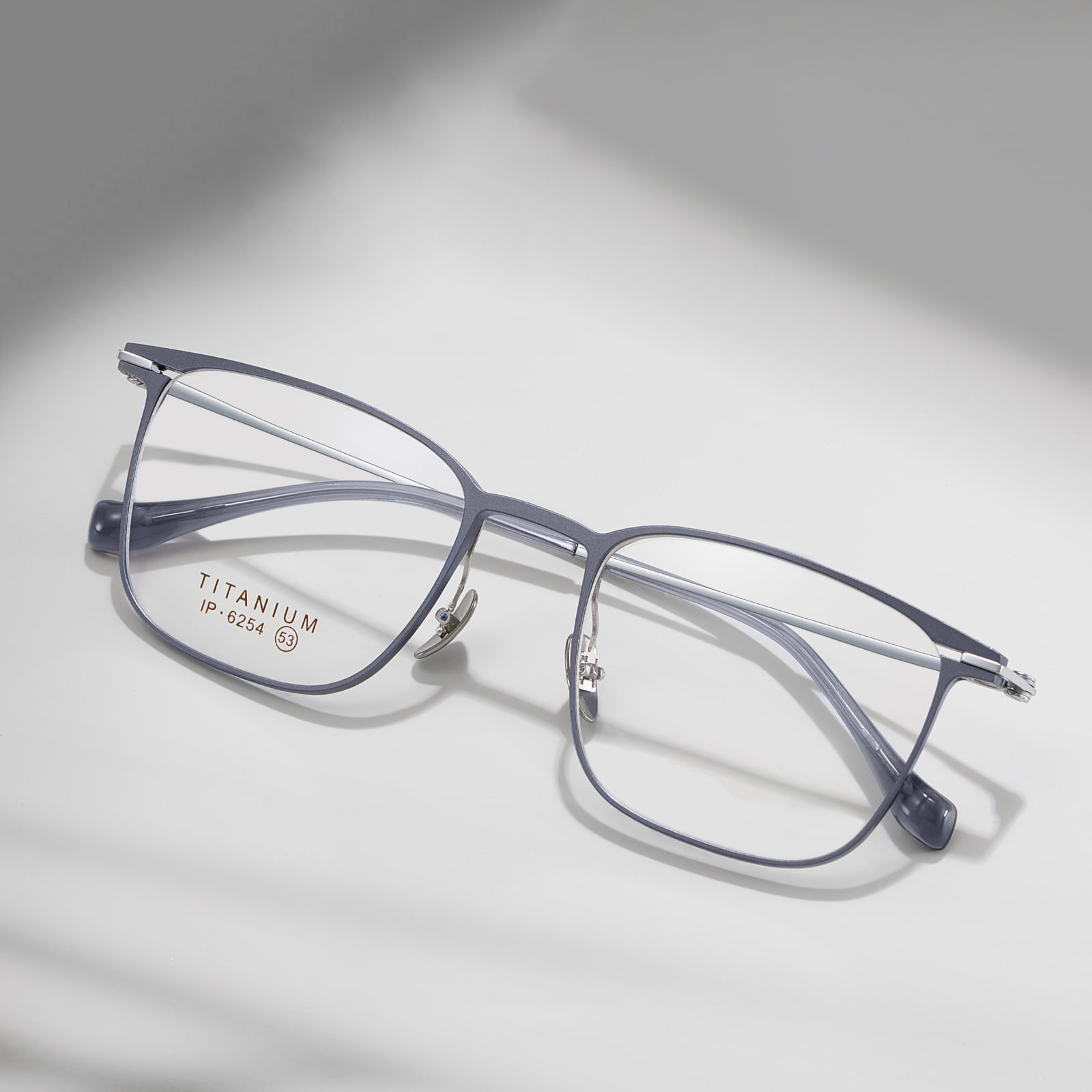 6254 Gafas de titanio puro duraderas y sin costuras