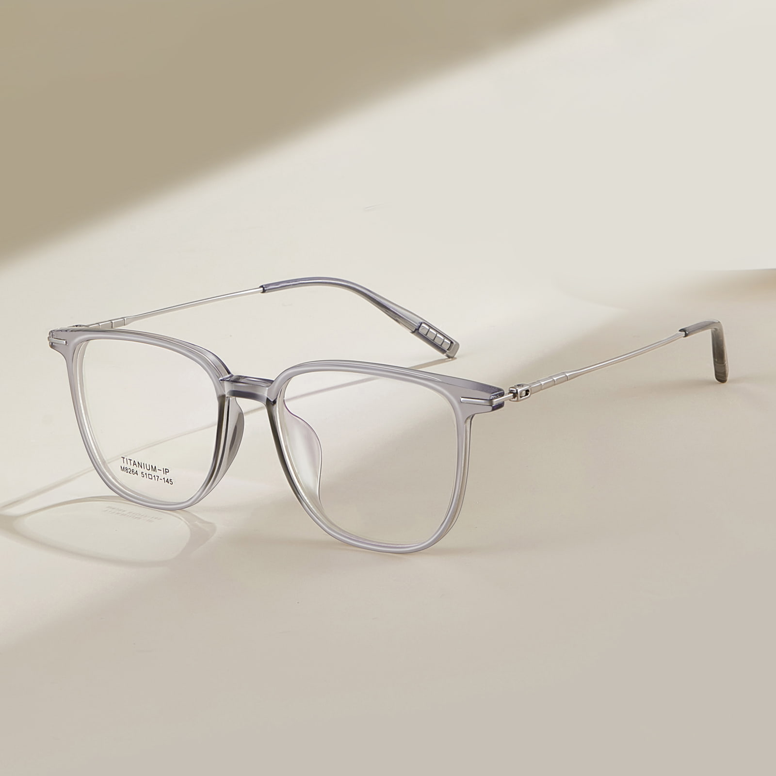 M8264 Gafas de bambú β titanio ligeras y duraderas
