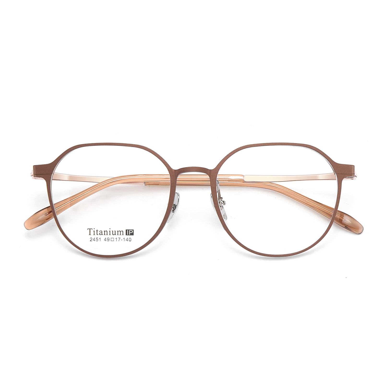 2451 Gafas de lectura de aluminio y magnesio antirrayas de una sola pieza