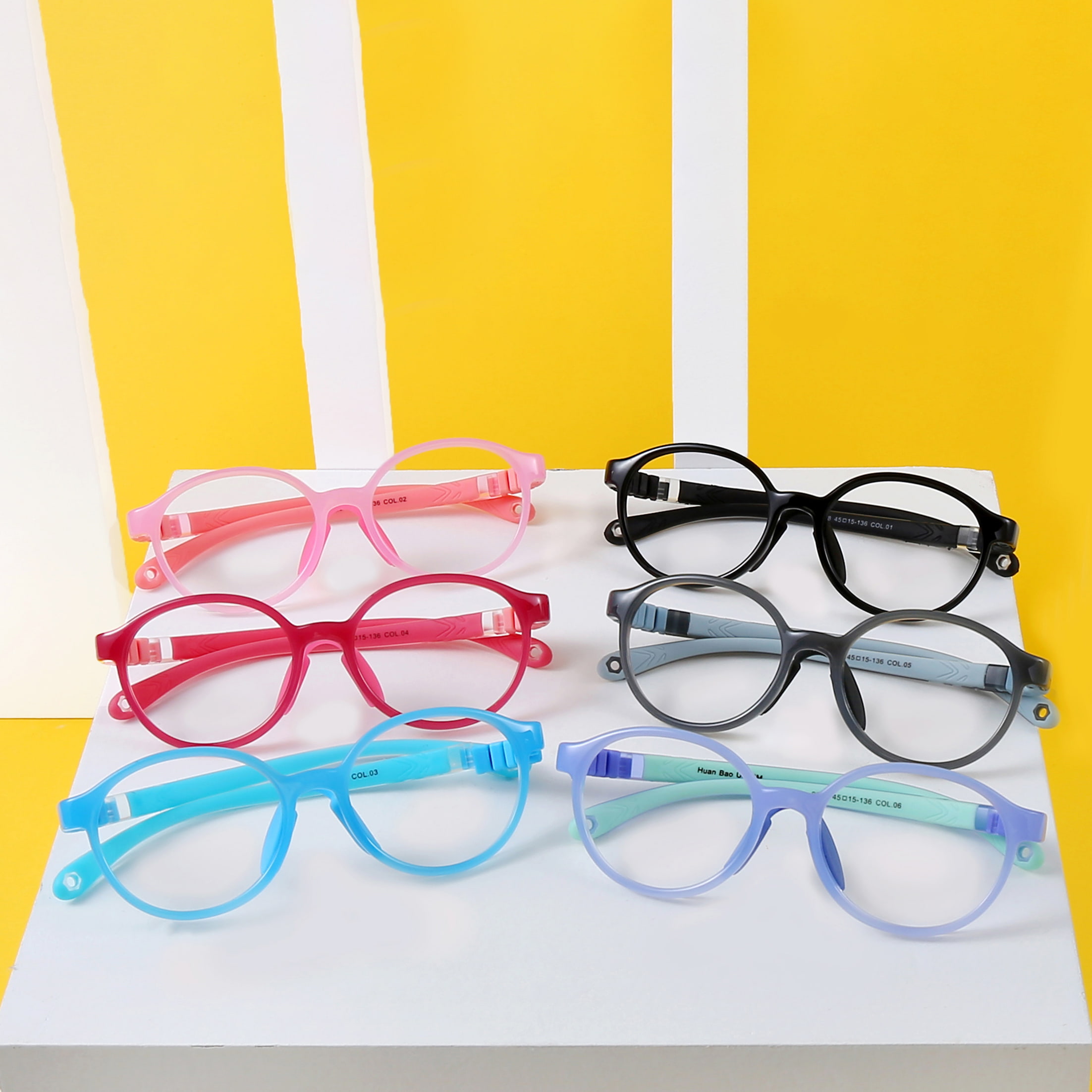 9028 Gafas desmontables de montura completa, duraderas y lavables