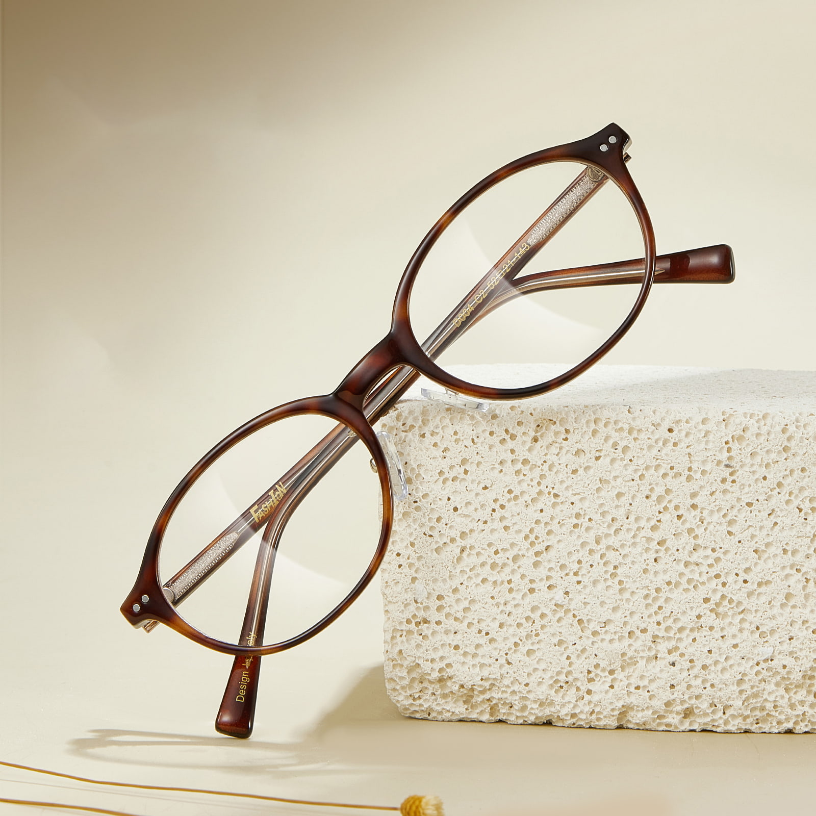 D004 Gafas retro antiluz azul ovaladas finas con montura pequeña