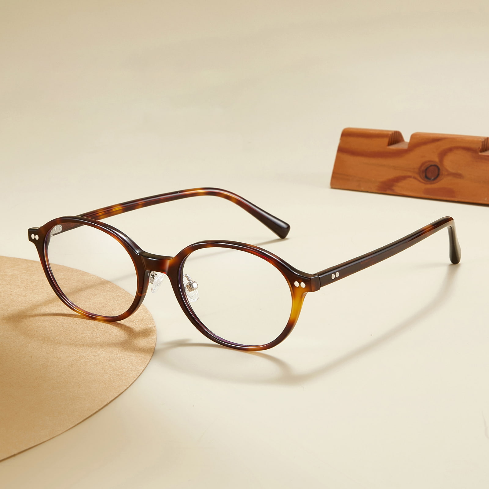 BC2049 Gafas de acrilato ovaladas y respetuosas con la piel para trabajo por computadora
