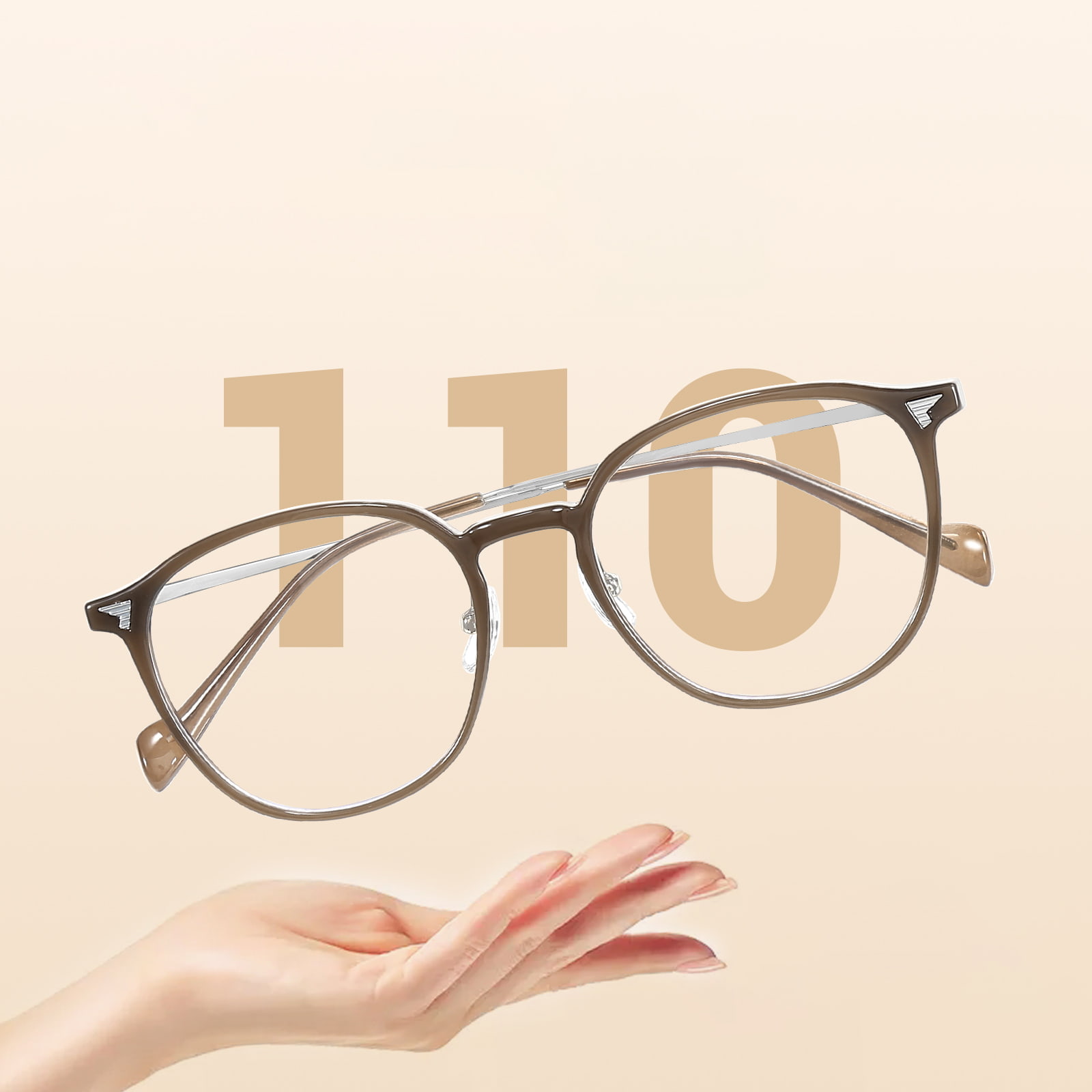 01247 Gafas protectoras para los ojos con diseño de ala ligera y antiluz azul