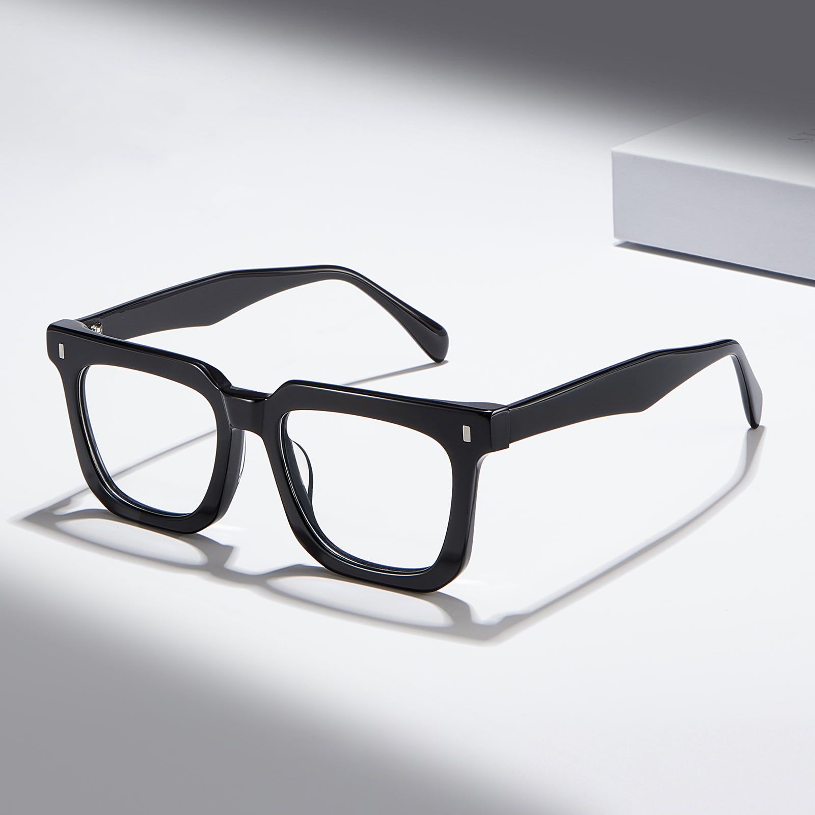 RD29009 Gafas de acetato texturizadas de carey con montura cuadrada atrevida