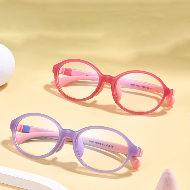 9002 Gafas desmontables de montura completa de seguridad Jelly Color