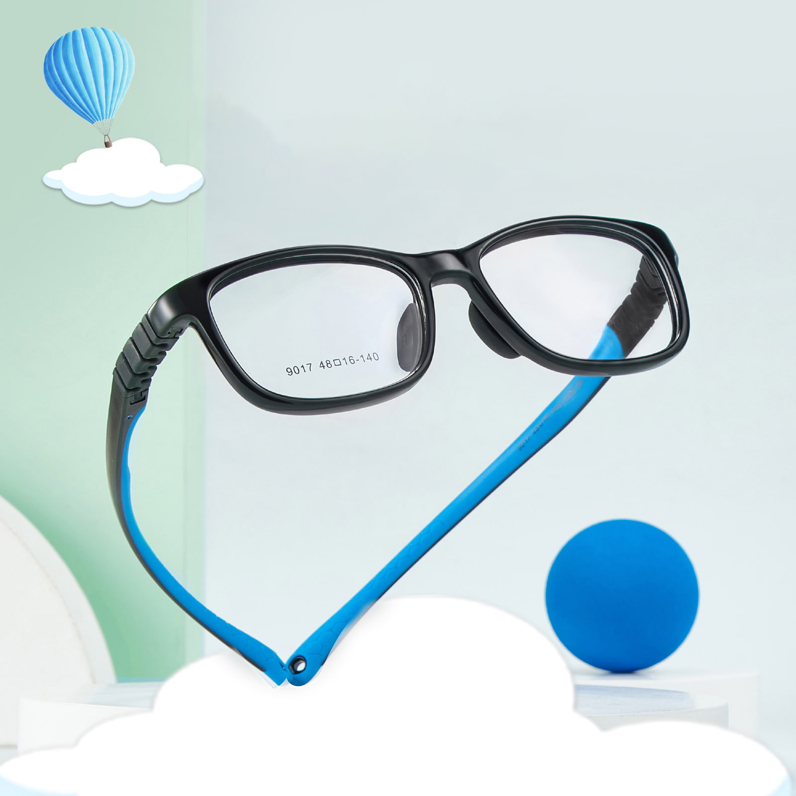 9017 Gafas desmontables antideslizantes resistentes al desgaste para correr
