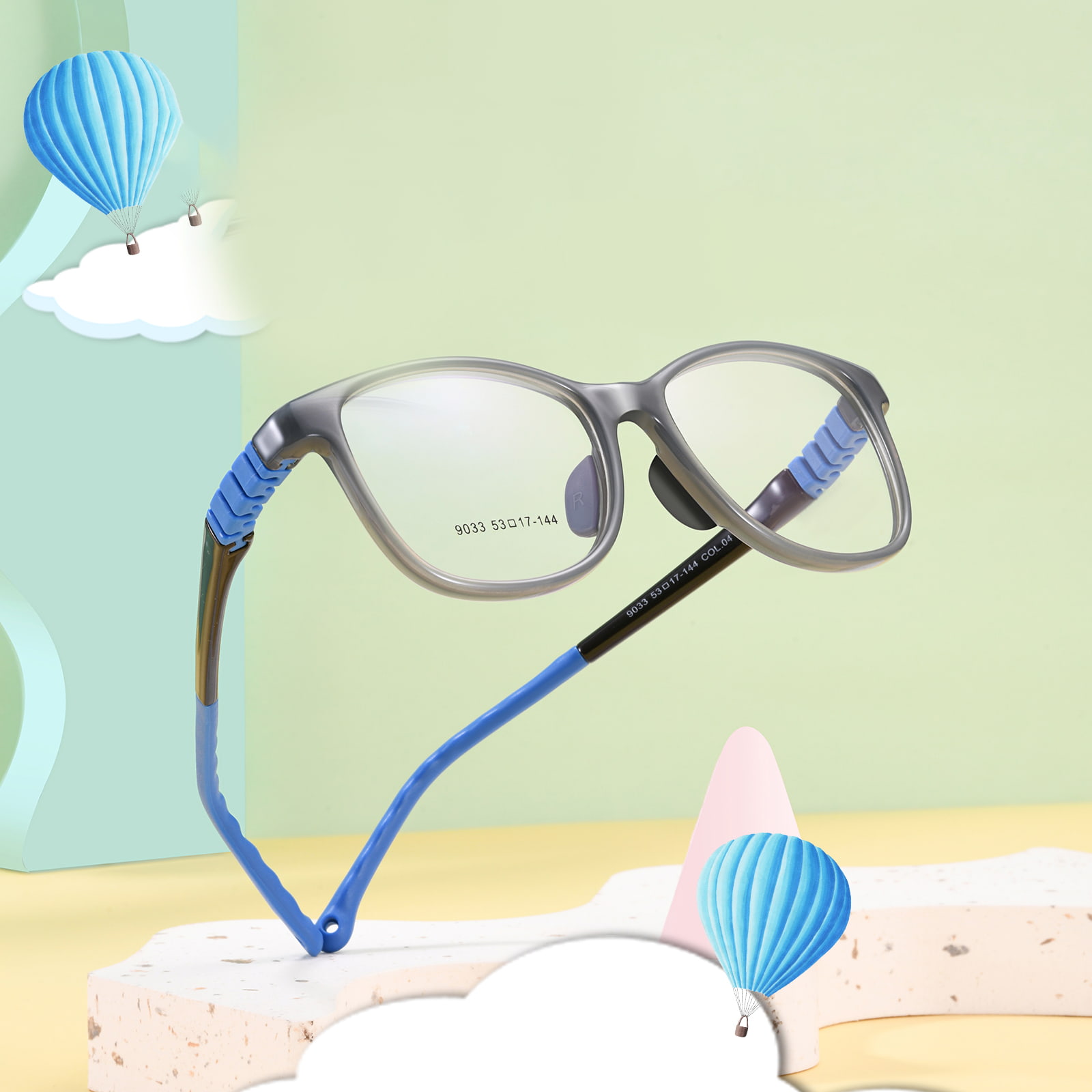 9033 Gafas Extraíbles de Silicona de Seguridad Anticaída