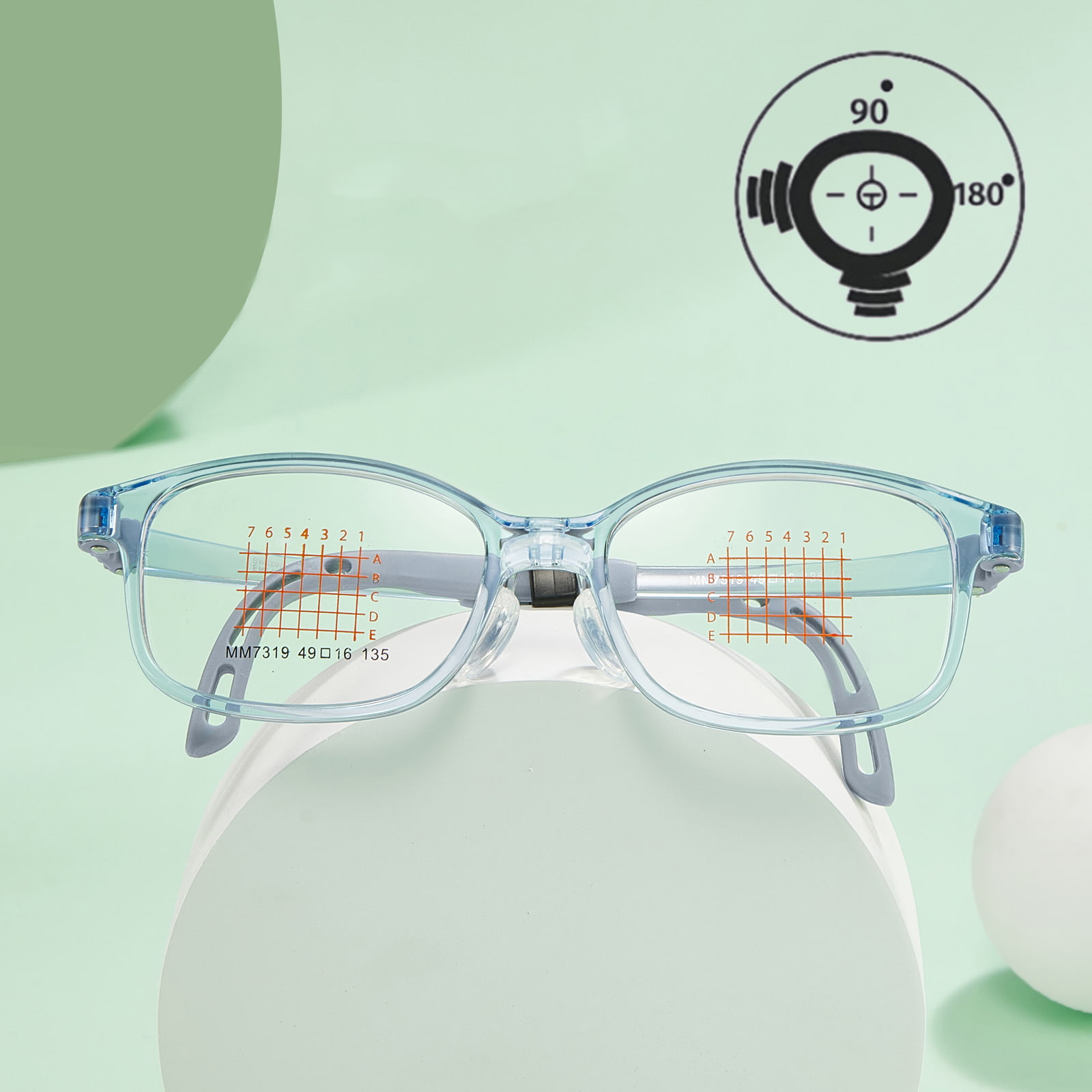 Gafas EMS a presión con bisagra de memoria MM7319