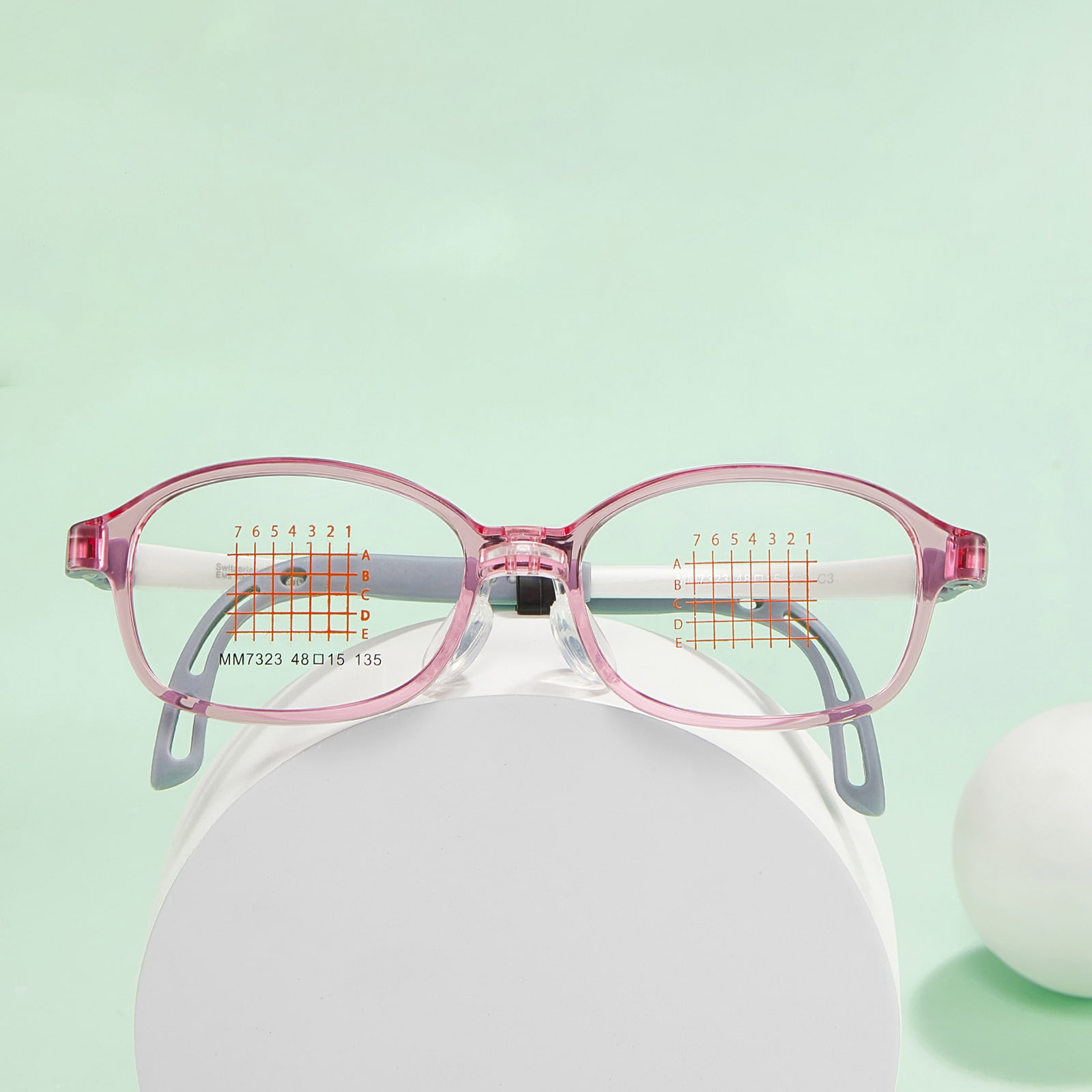 Gafas EMS ligeras y adaptables al crecimiento MM7323