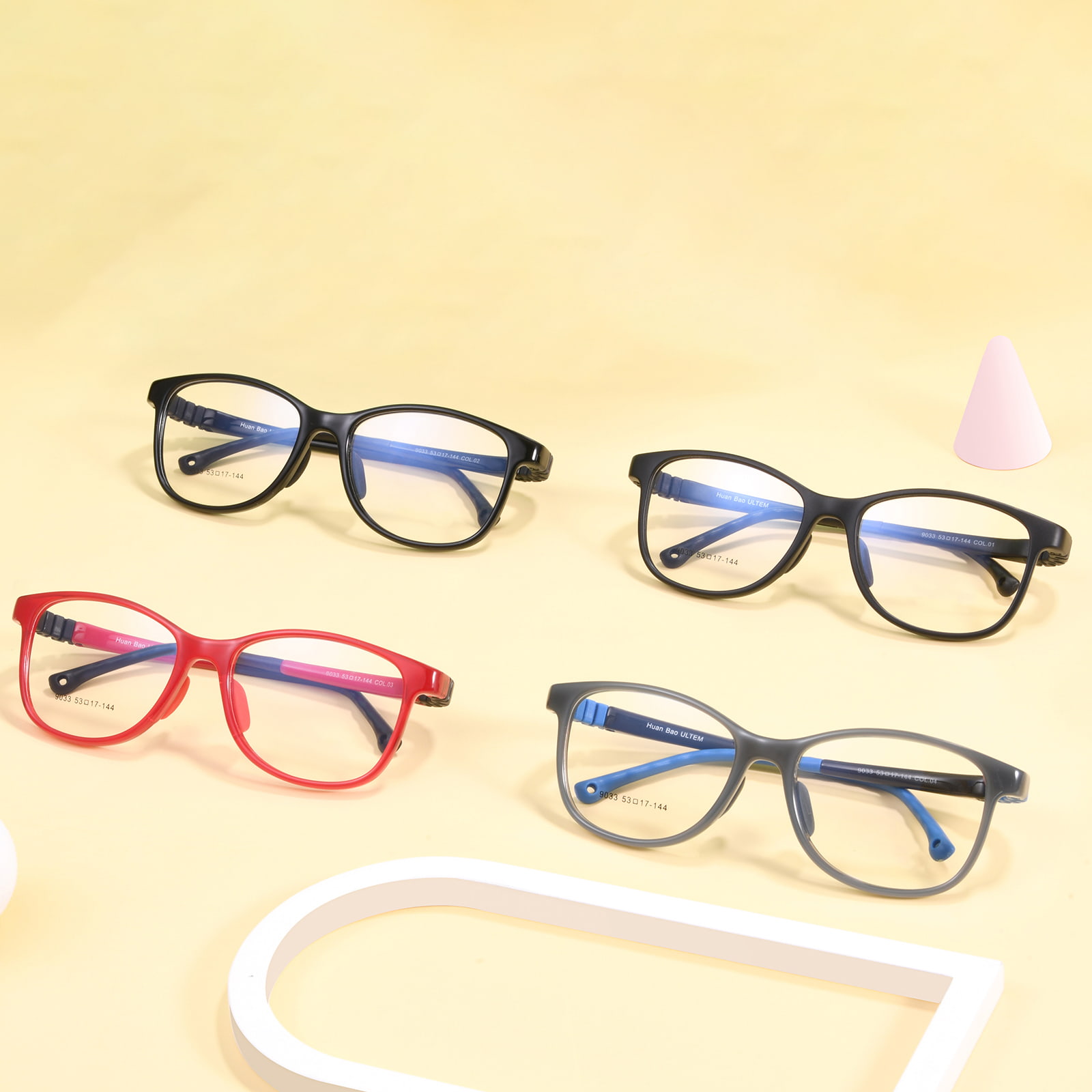 9033 Gafas Extraíbles de Silicona de Seguridad Anticaída