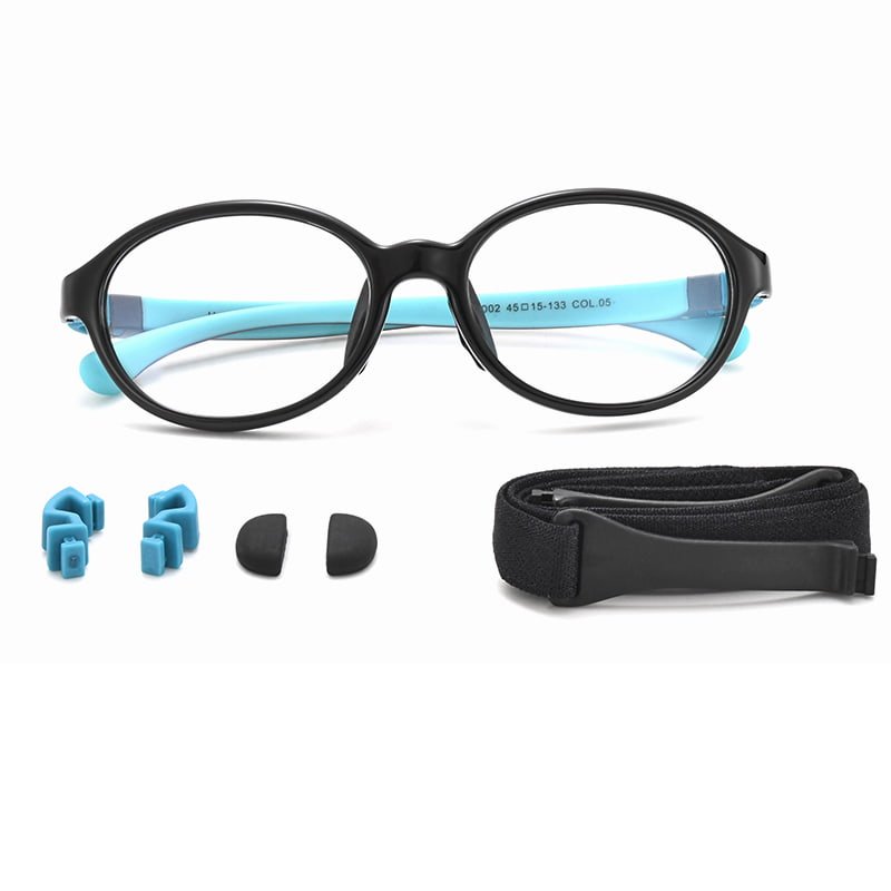 9002 Gafas desmontables de montura completa de seguridad Jelly Color