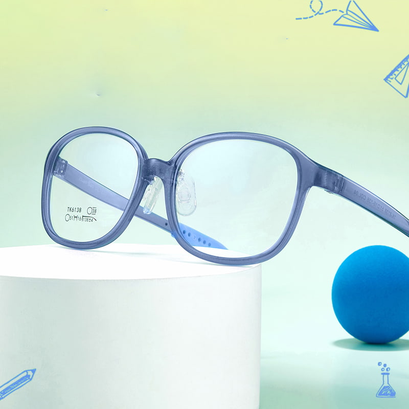 TK6138 Gafas para niños TR90 ligeras de gran tamaño
