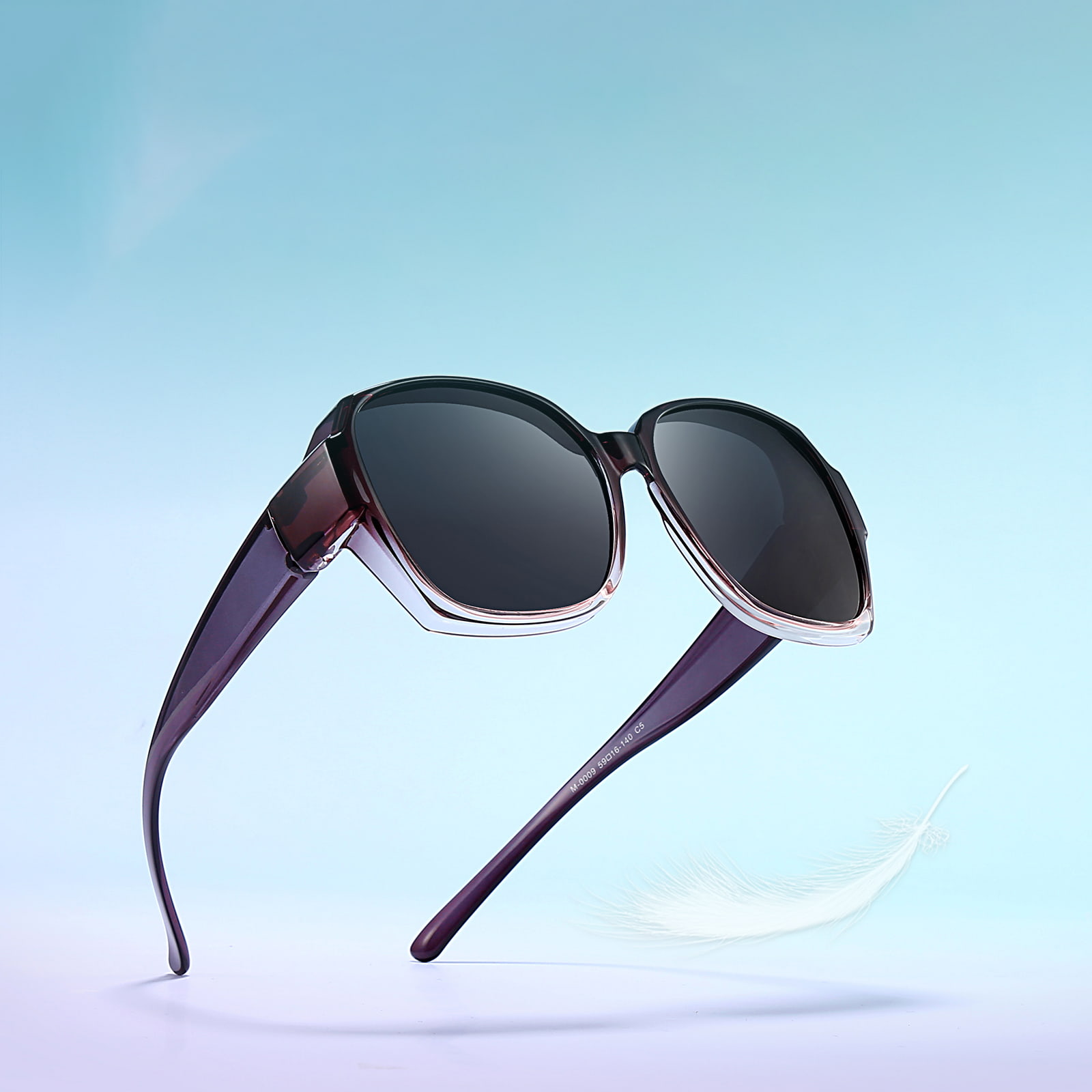 0009 Gafas de sol polarizadas con chaqueta para el sol