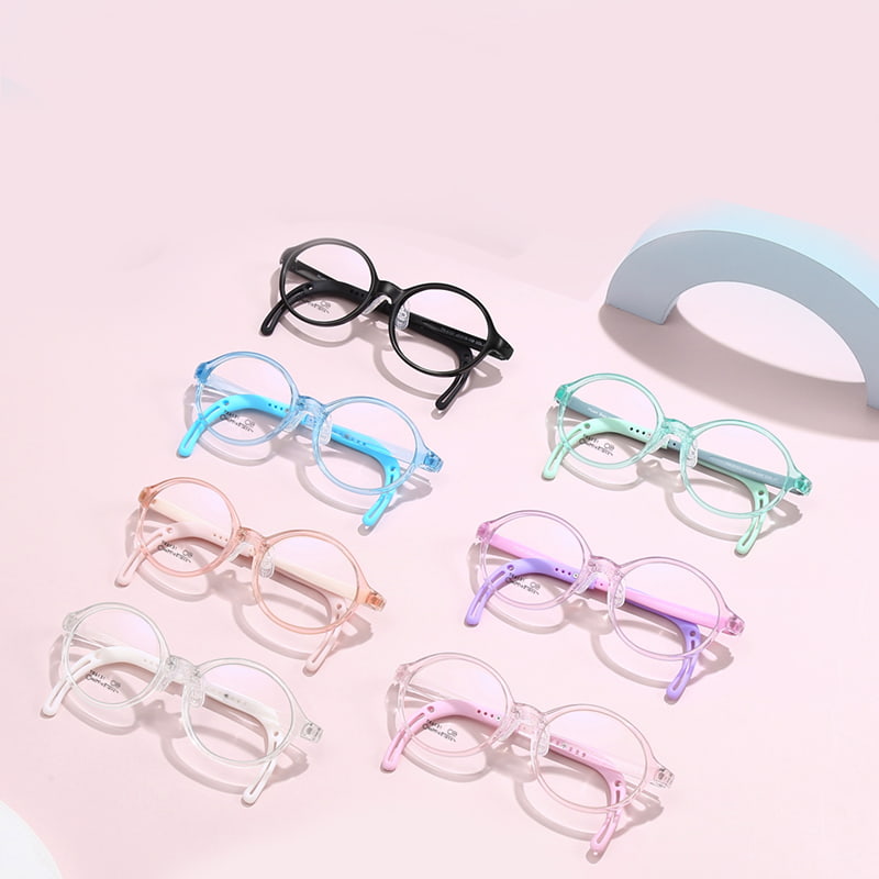 Gafas para niños plegables con diseño de borde brillante TK6131