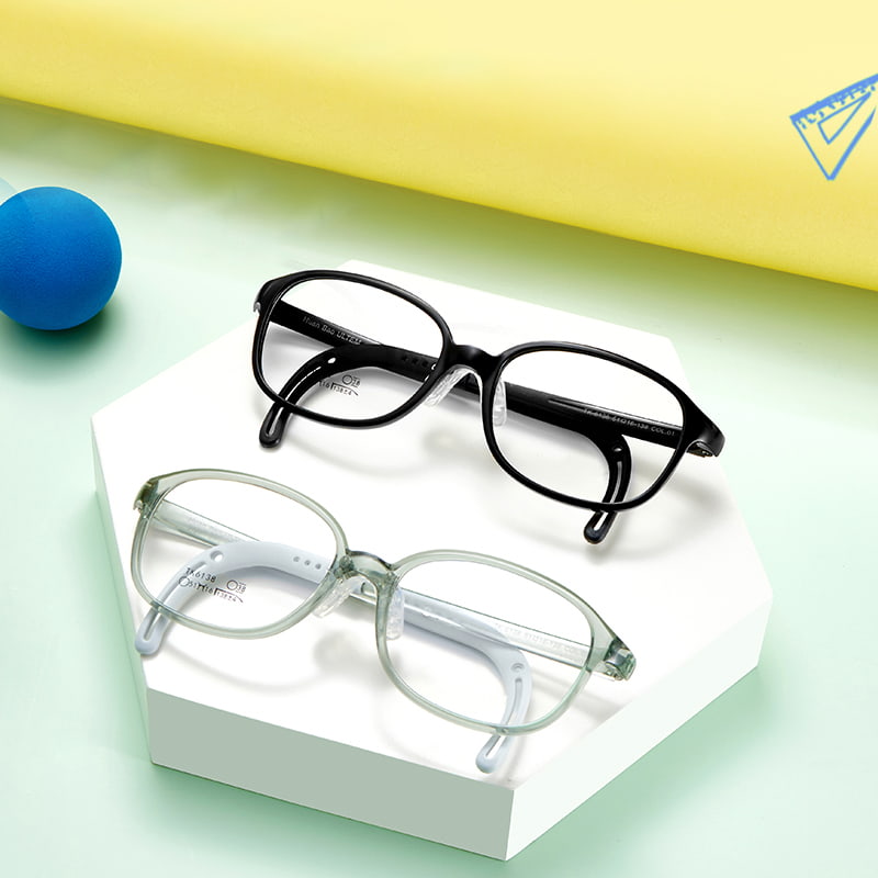 TK6138 Gafas para niños TR90 ligeras de gran tamaño