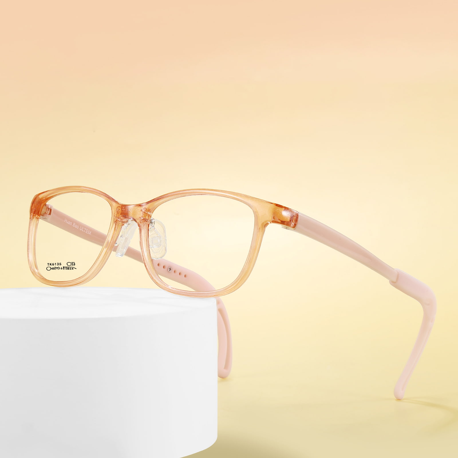TK6135 Funda de silicona colorida para pies, gafas para niños sin presión