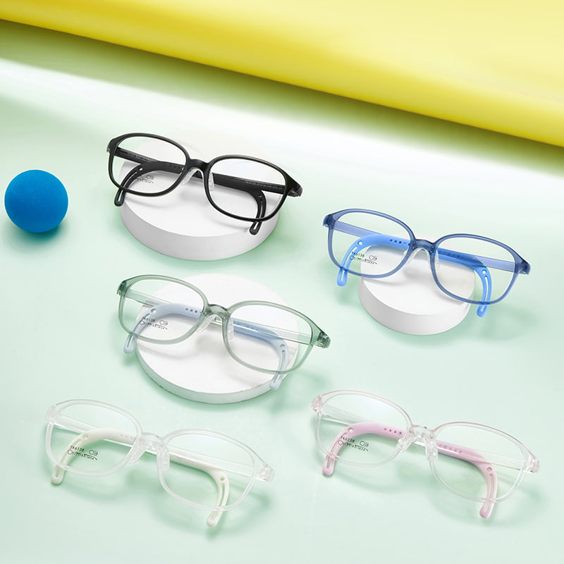 TK6138 Gafas para niños TR90 ligeras de gran tamaño