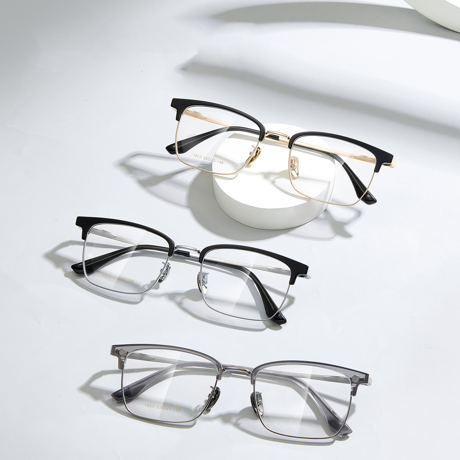 1803 Gafas de sol para miopía de conducción Juego magnético fuerte 3 en 1