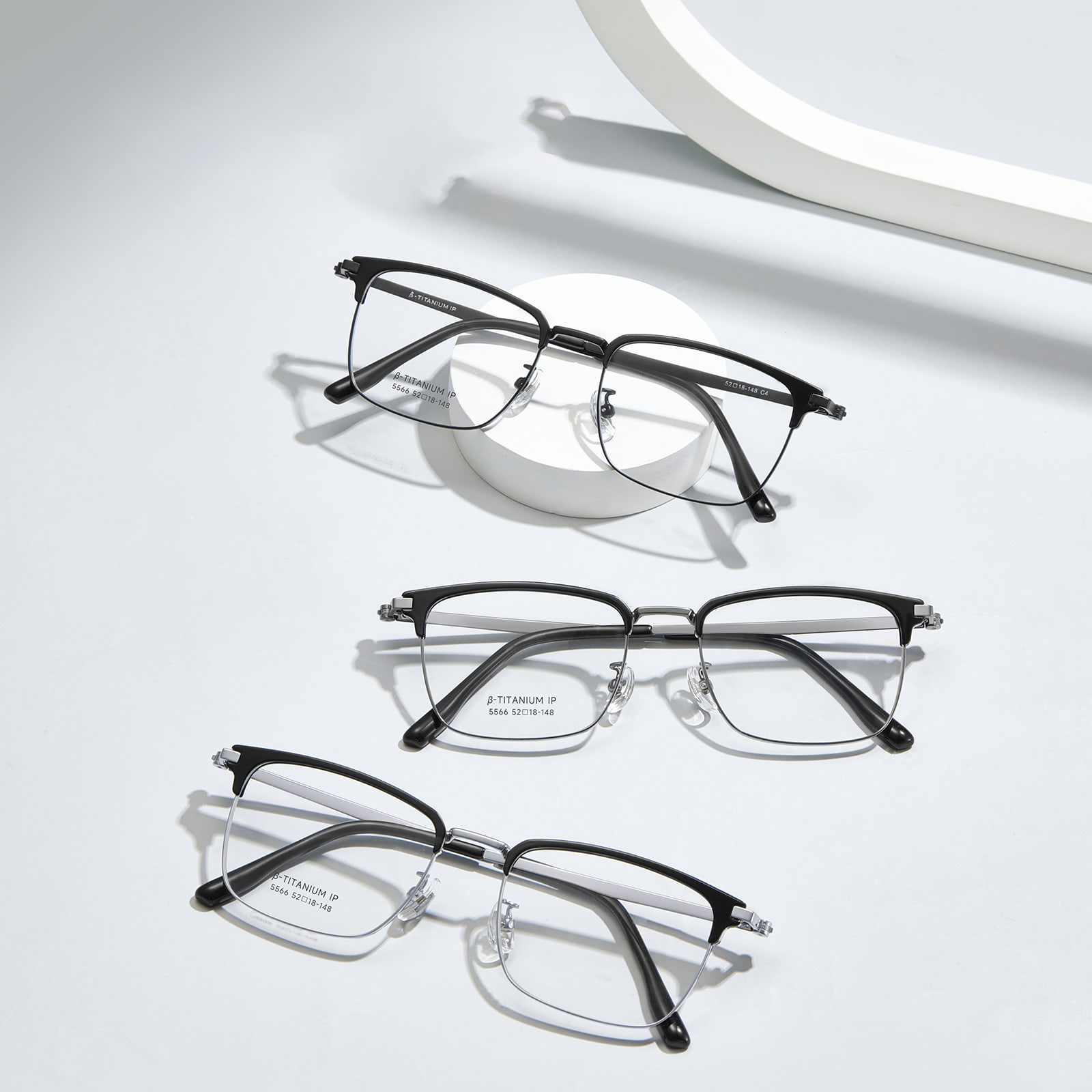 5566 Gafas de sol magnéticas 3 en 1 de alta definición con imán integrado invisible