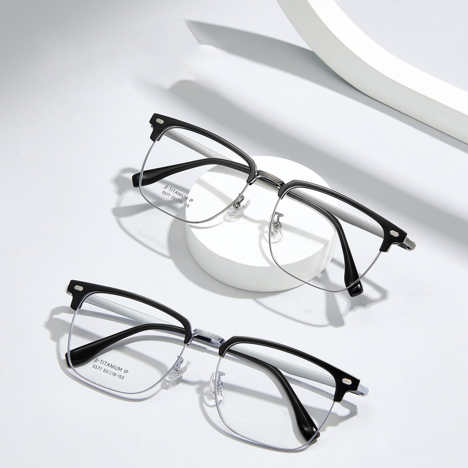 5577 Soporte portátil para cejas para conducción 3 en 1 gafas de sol magnéticas