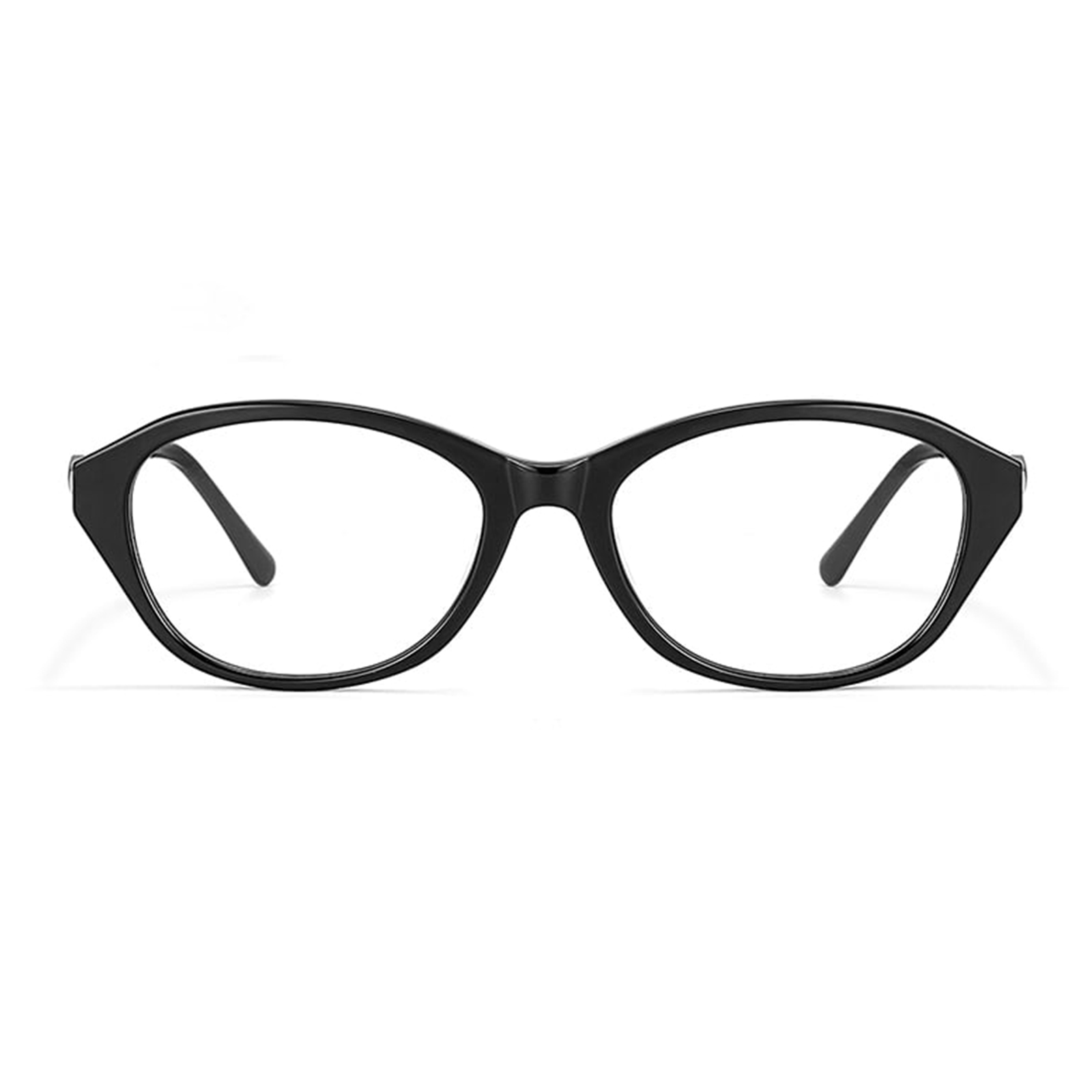 BC2039 Gafas retro de acetato claro tipo ojo de gato