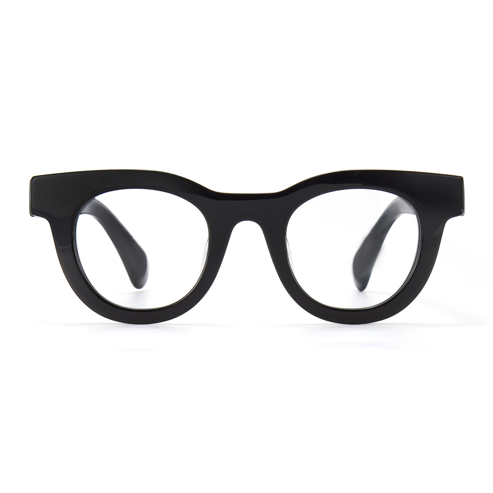 RD29003 Gafas de placa resistente con montura redonda gruesa