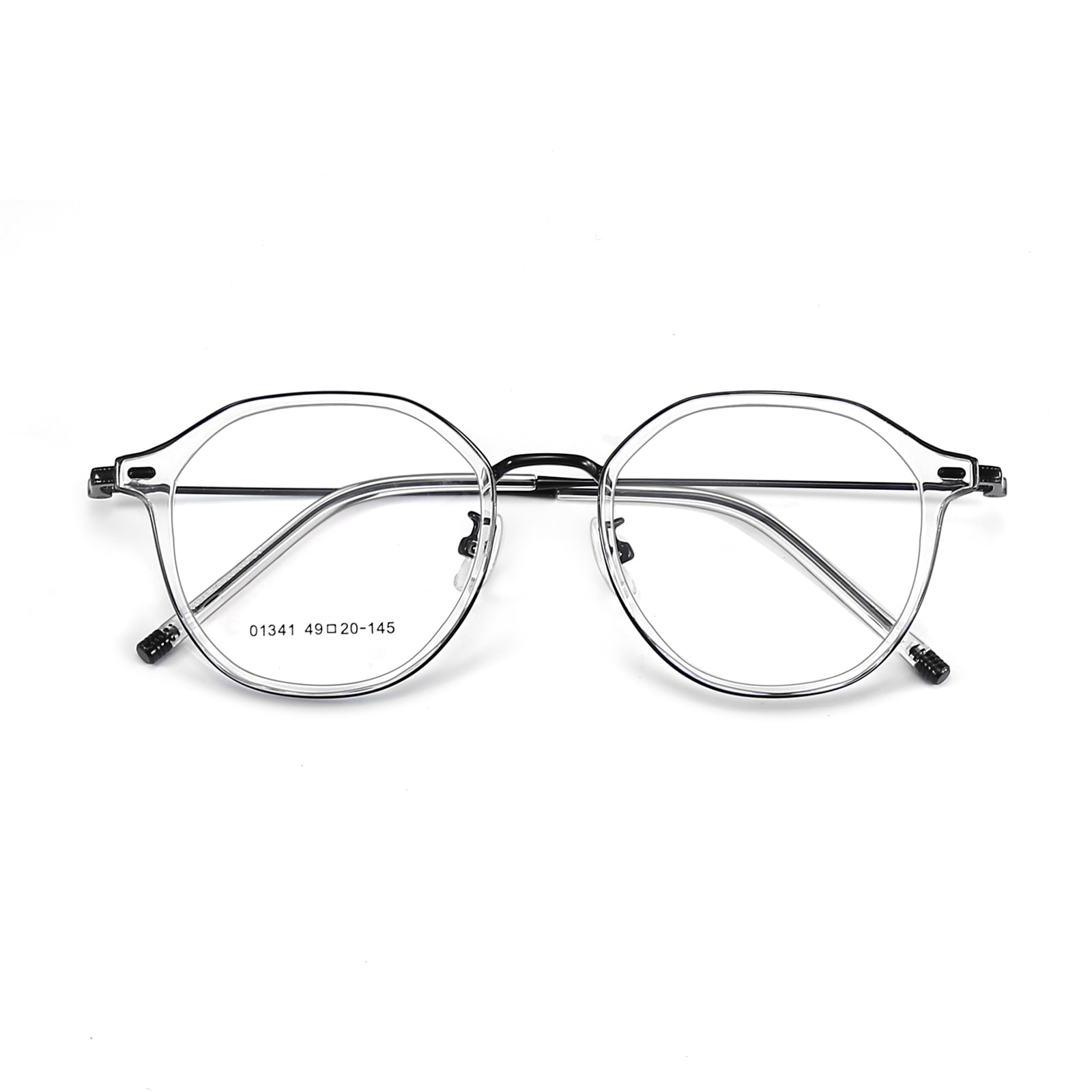 01341 Gafas con pegamento dorado ajustables libremente, gafas antiluz azul